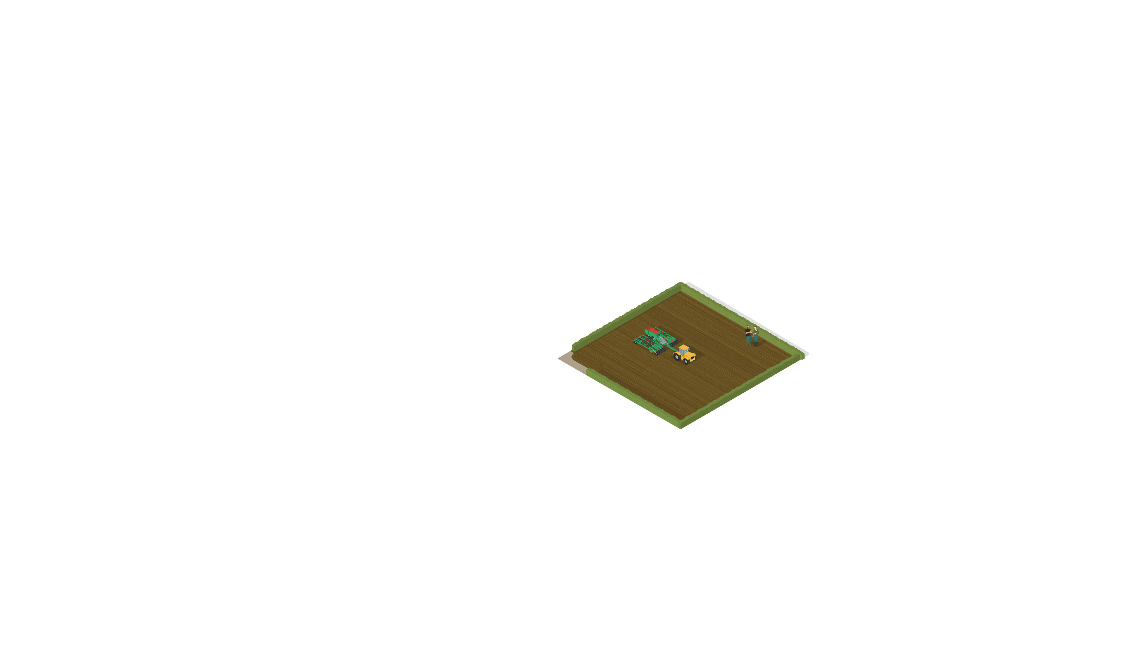 field with Tractor